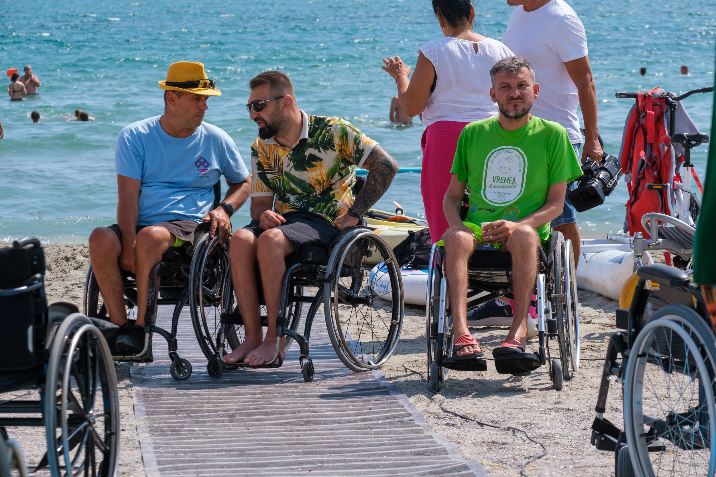 Fundația Mereu Aproape a adus marea mai aproape de persoanele cu dizabilități